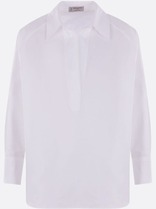 Alberto Biani V-neck cotton shirt