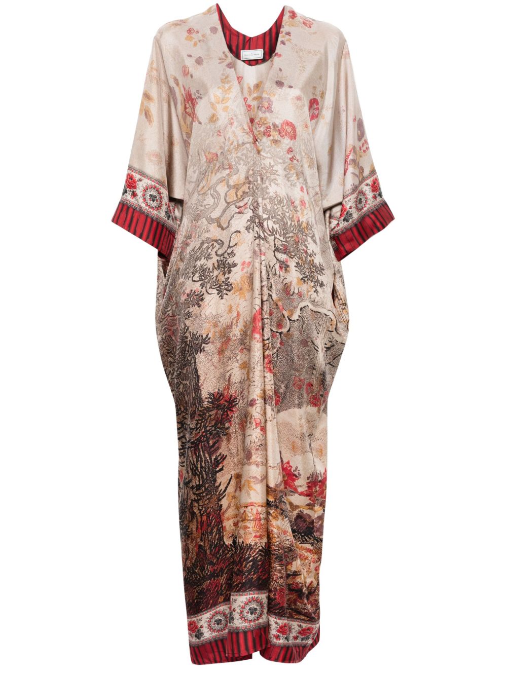 Pierre Louis Mascia printed silk long dress Dresses Pierre Louis Mascia