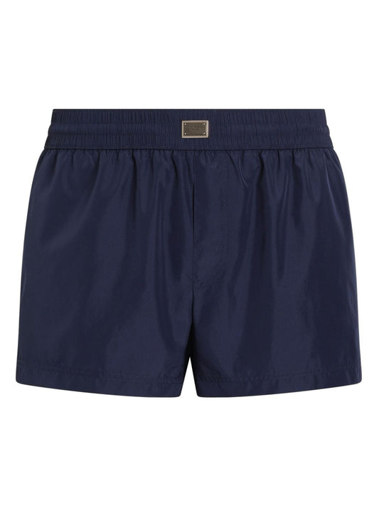 Dolce & Gabbana logo-plaque swim shorts