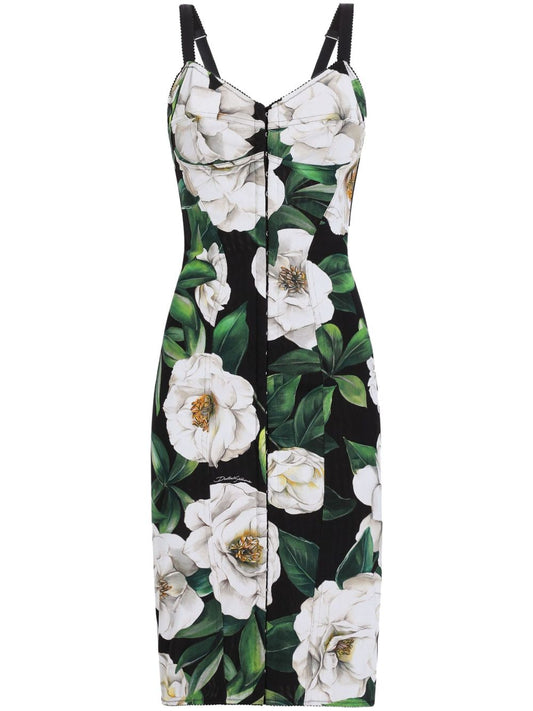 Dolce & Gabbana printed midi dress