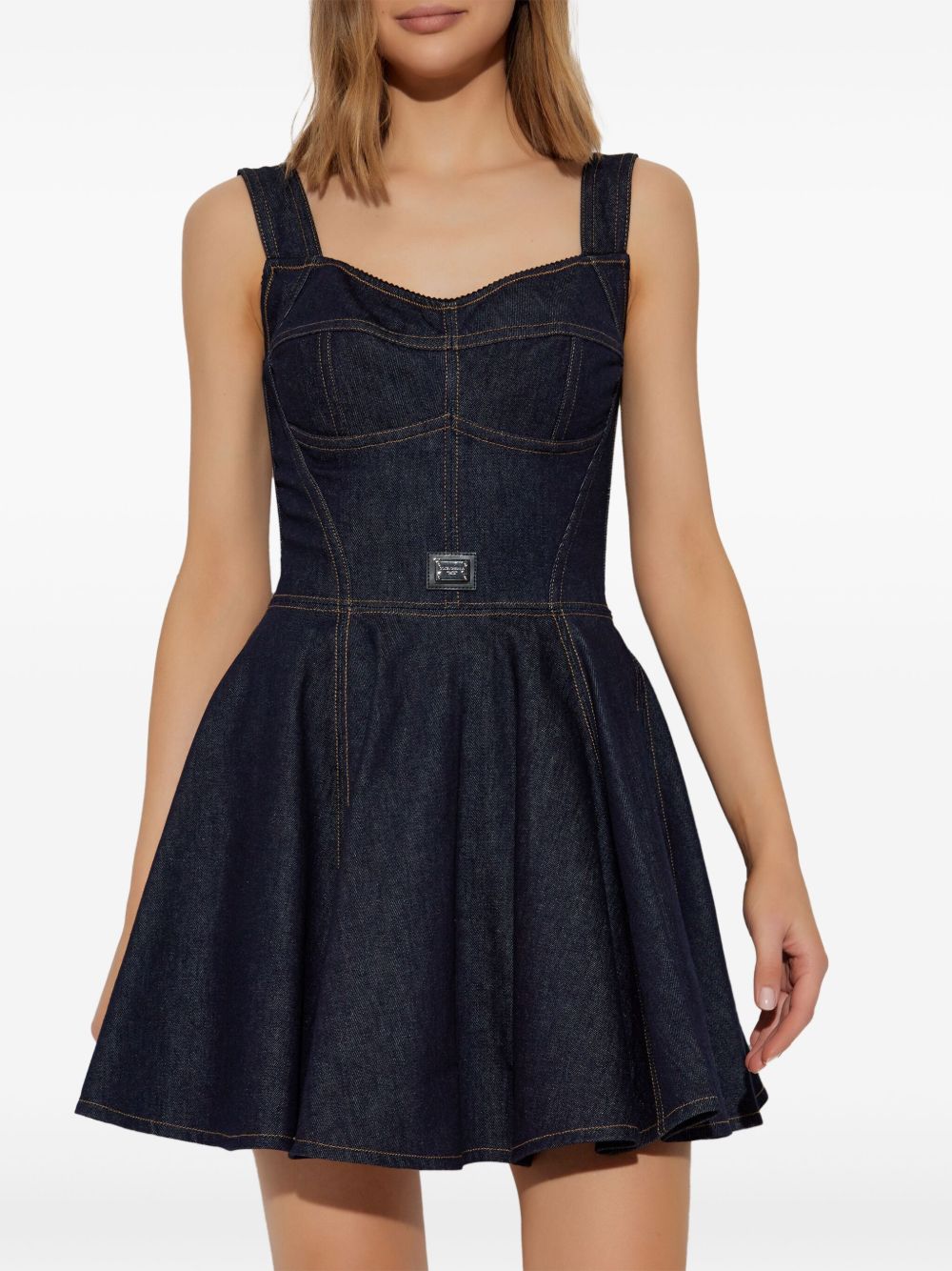 Dolce & Gabbana denim bustier dress Dresses Dolce & Gabbana