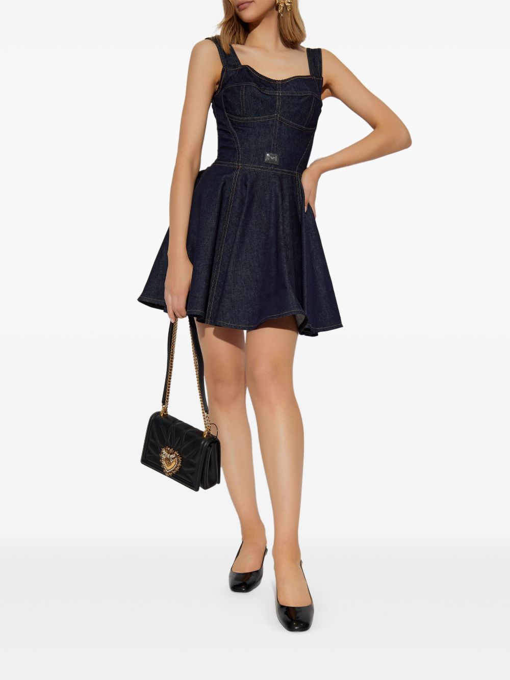 Dolce & Gabbana denim bustier dress Dresses Dolce & Gabbana