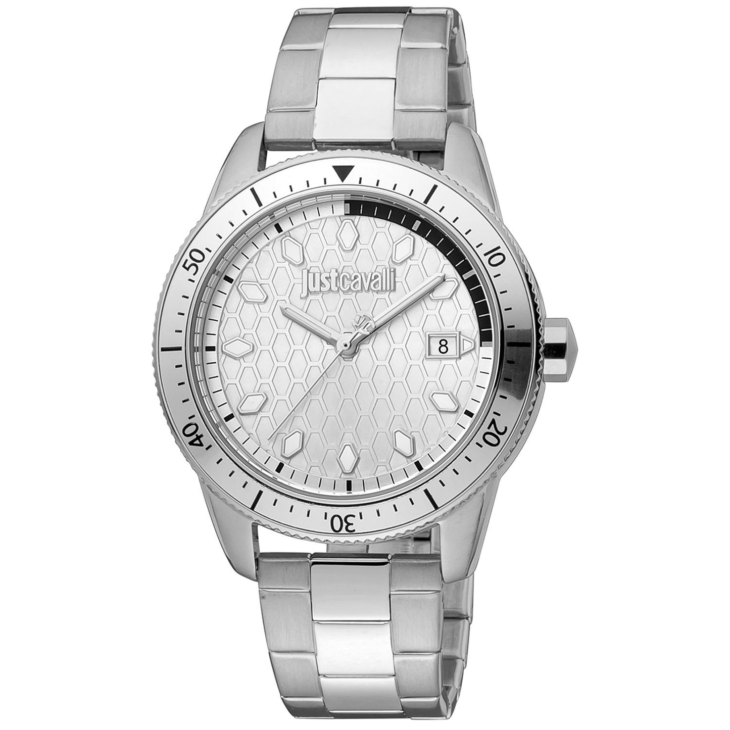 Just Cavalli Silver Men Watch Just Cavalli