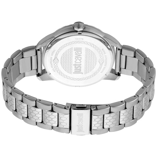 Just Cavalli Silver Men Watch Just Cavalli