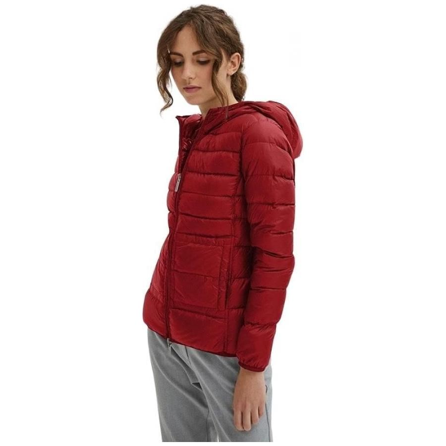 Centogrammi Red Nylon Women Jacket Centogrammi