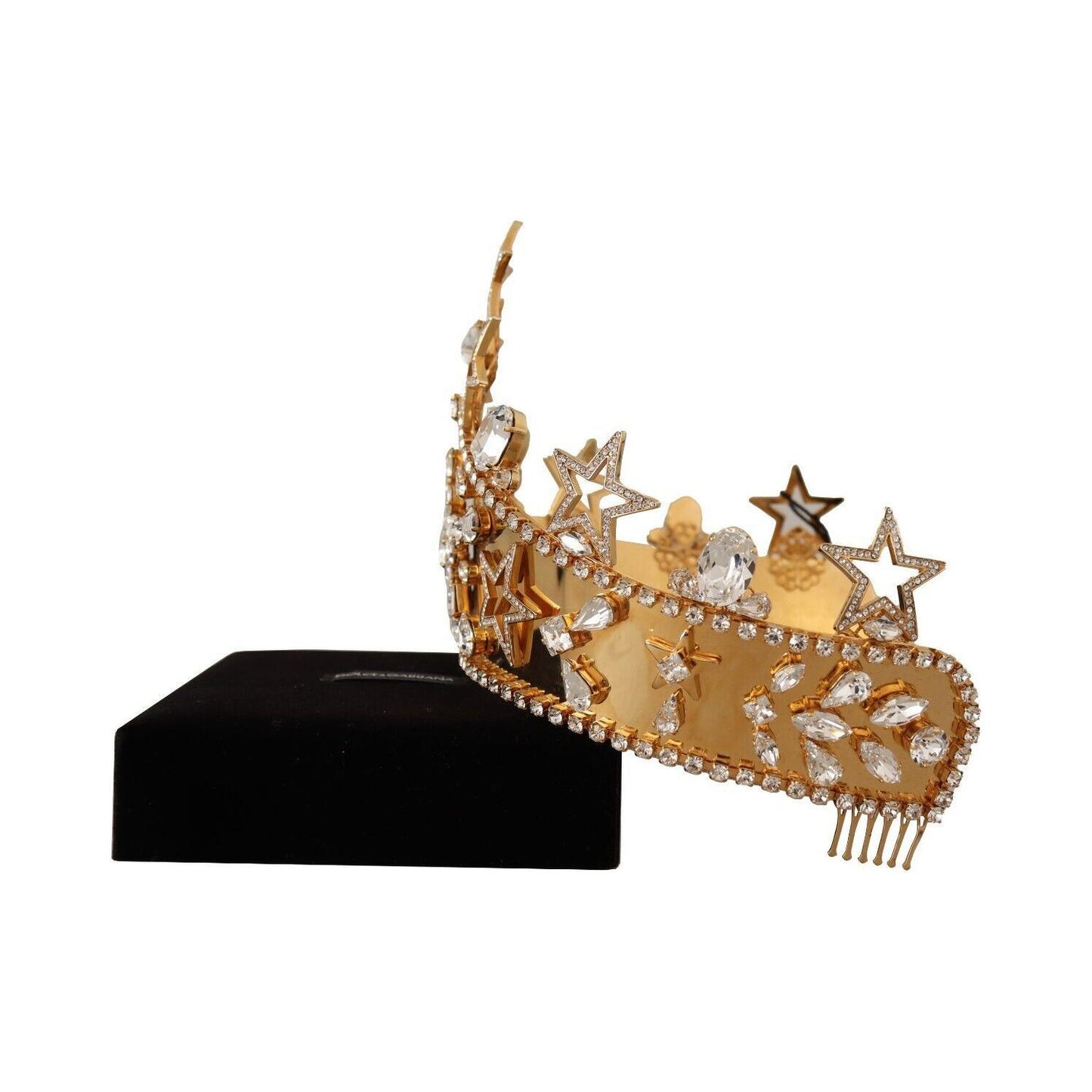 Dolce & Gabbana Elegant Crystal Diadem Tiara – A Regal Touch Dolce & Gabbana