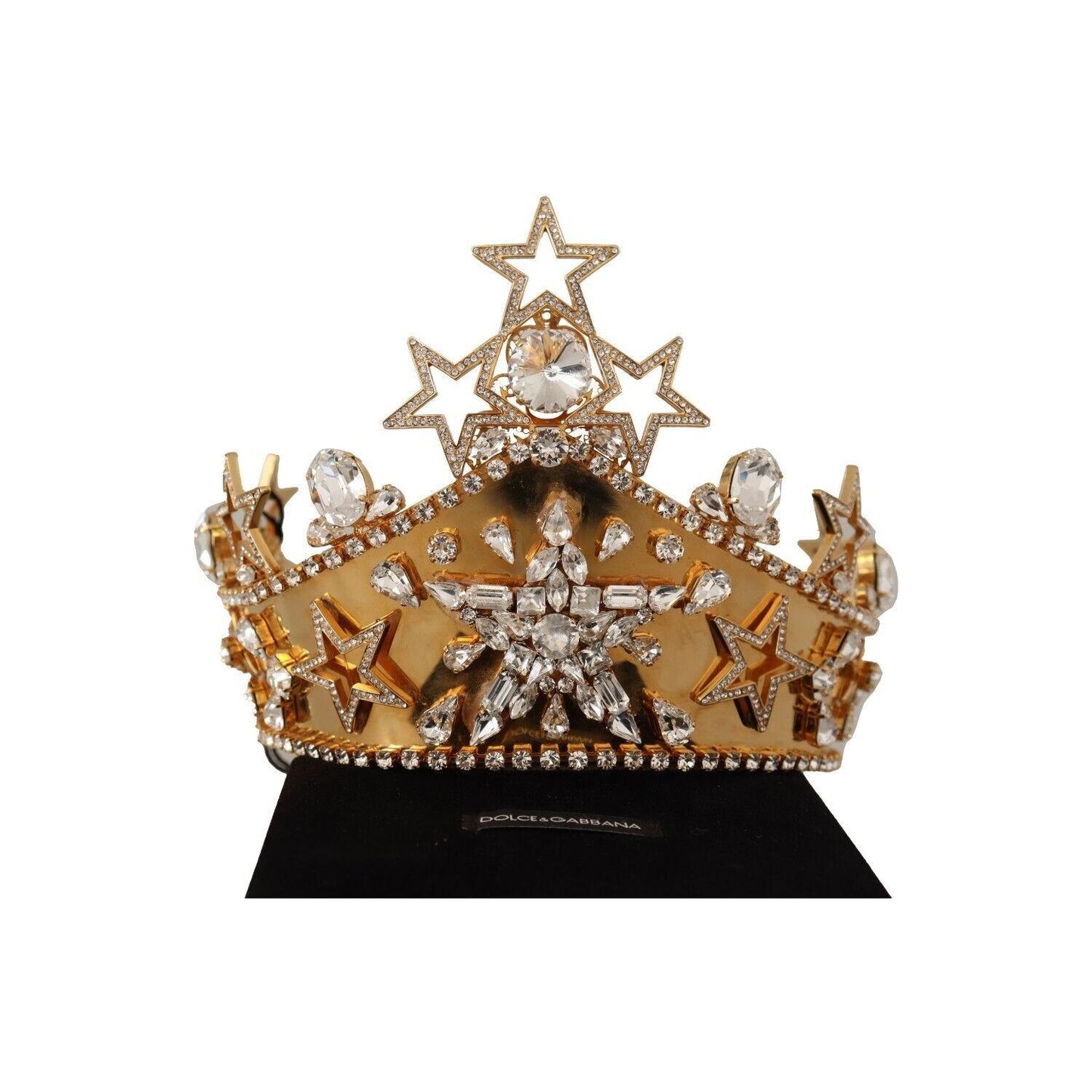 Dolce & Gabbana Elegant Crystal Diadem Tiara – A Regal Touch Dolce & Gabbana