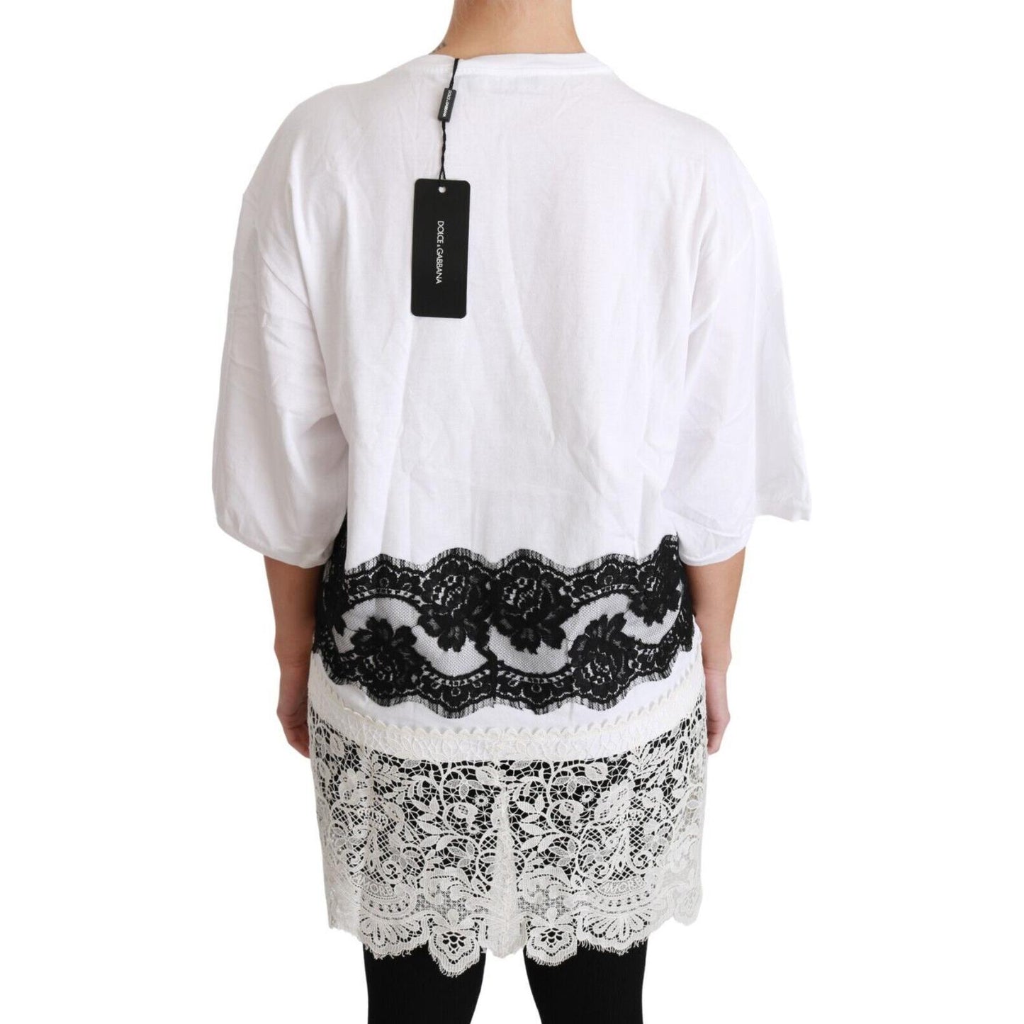 Dolce & Gabbana Chic DG Fashion Sinners Oversized Tee Dolce & Gabbana