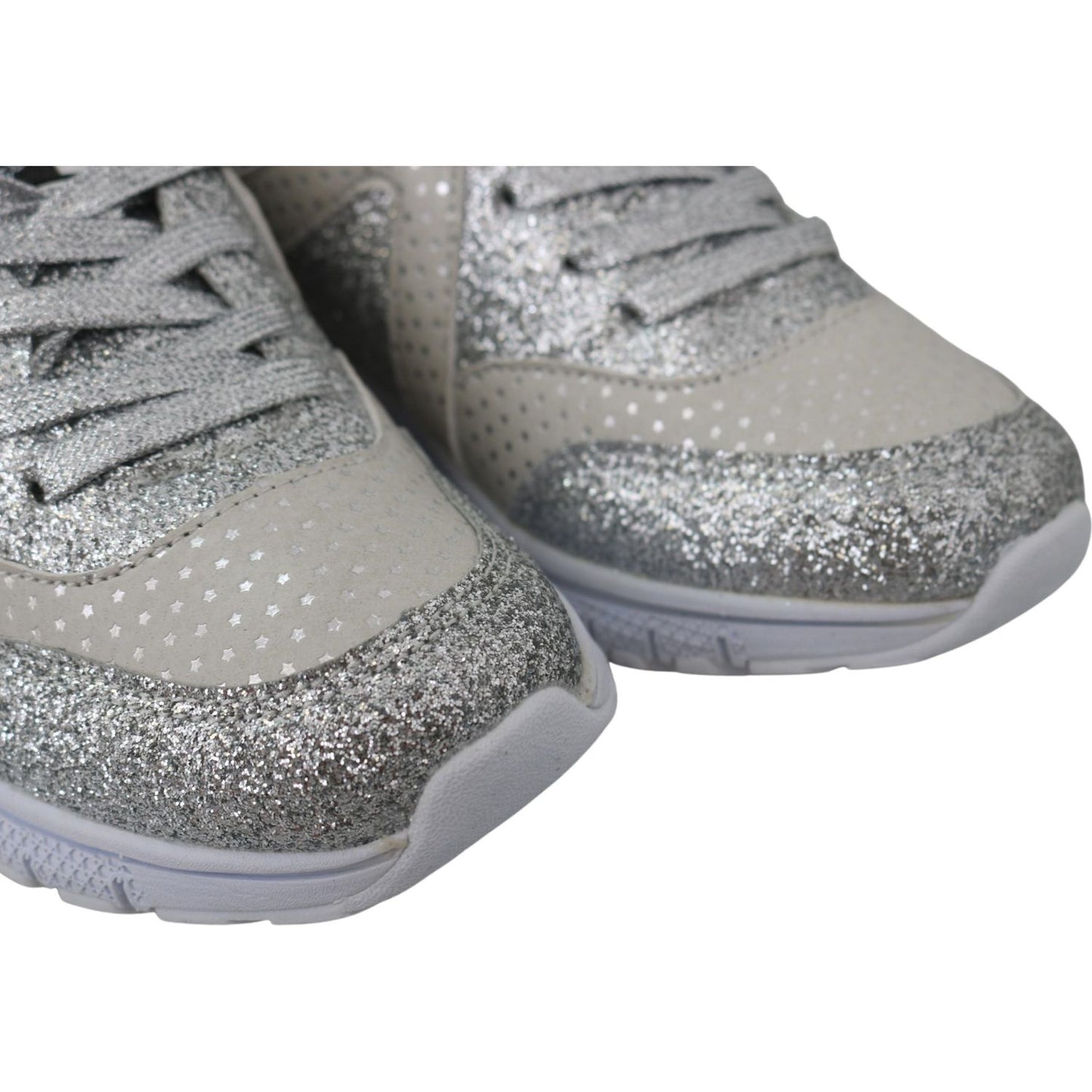 Plein Sport Chic Silver Runner Jasmines Sneakers Plein Sport