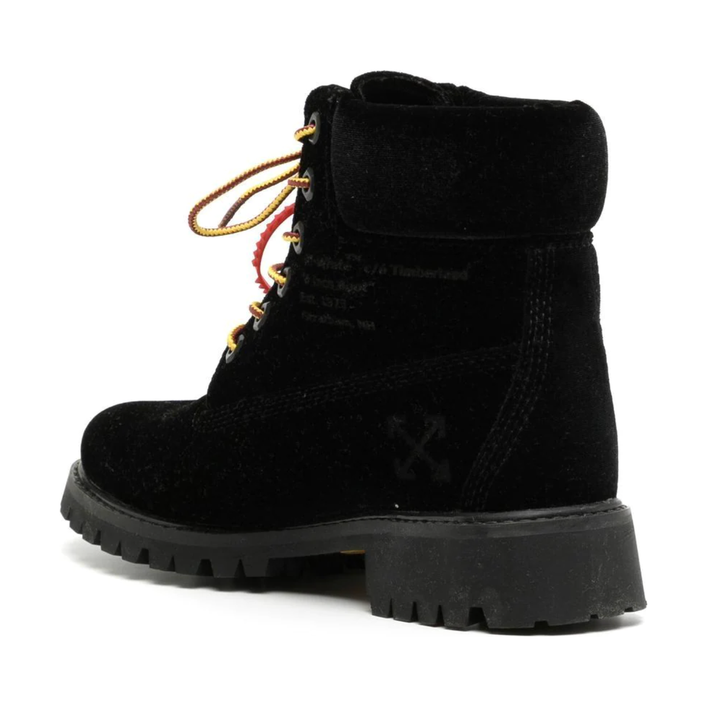 Off-White "Black Leather Women Boot" Off-White