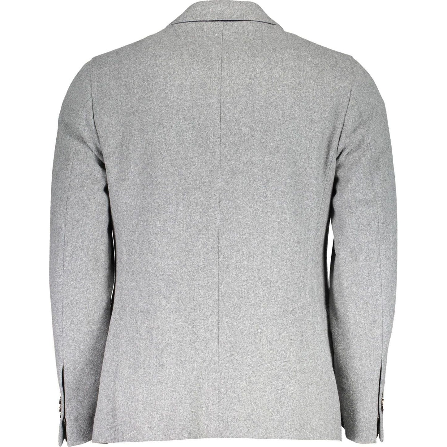 Gant Gray Wool Men Jacket Gant