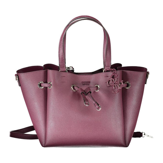 Elegant Purple Handbag with Versatile Straps