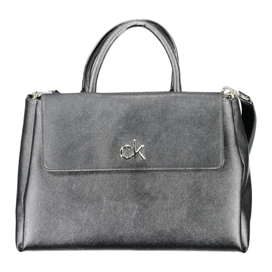 Calvin Klein Black Polyvinylchloride Women Handbag Calvin Klein