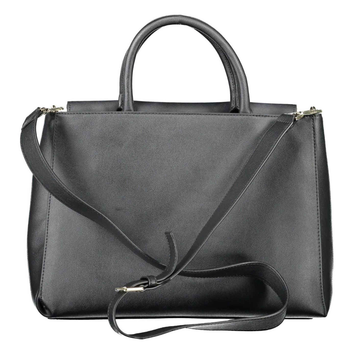 Calvin Klein Black Polyvinylchloride Women Handbag Calvin Klein