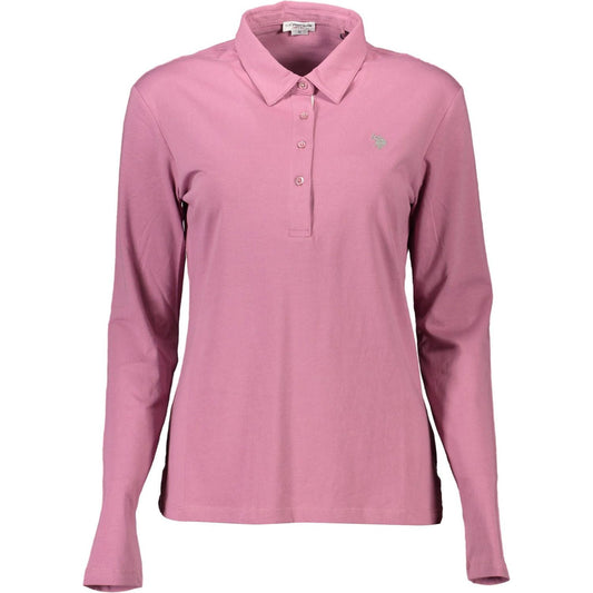 U.S. POLO ASSN. Pink Cotton Women Polo Shirt U.S. POLO ASSN.