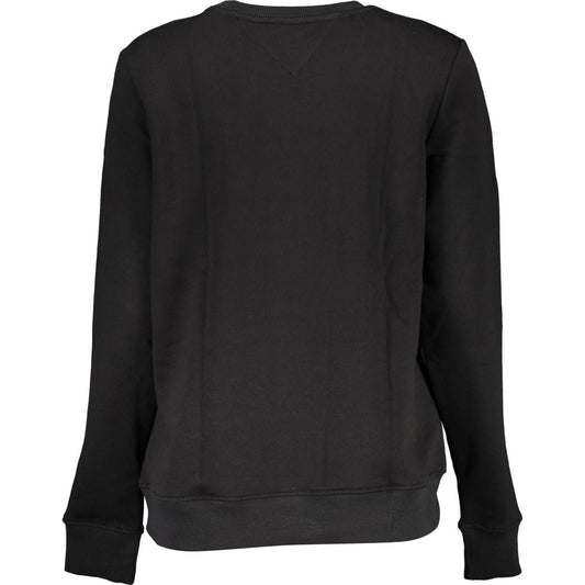 Tommy Hilfiger Black Cotton Women Sweater Tommy Hilfiger