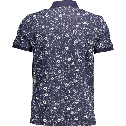 Gant Blue Cotton Men Polo Gant