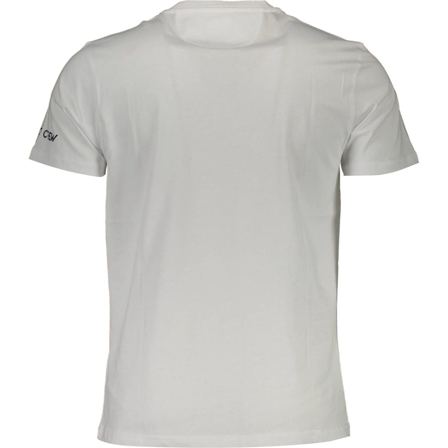 La Martina White Cotton Men T-Shirt La Martina