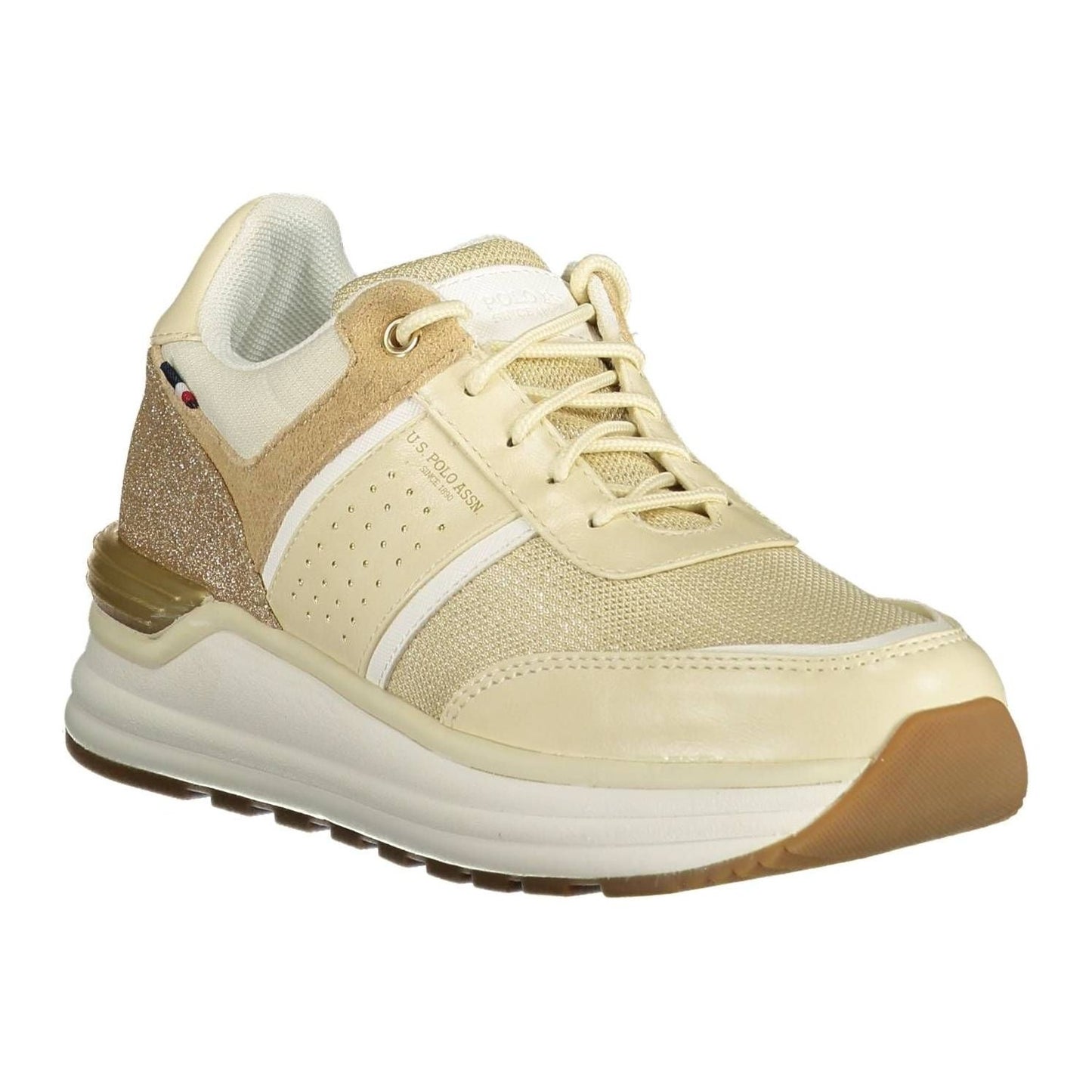 U.S. POLO ASSN. Beige Eco Suede Women Sneaker U.S. POLO ASSN.