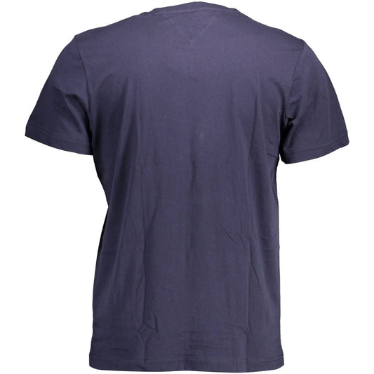 Tommy Hilfiger Blue Cotton Men T-Shirt Tommy Hilfiger