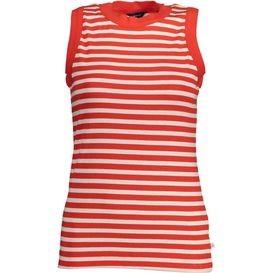 Gant Red Cotton Women Top Gant