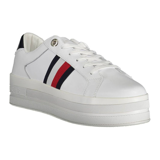 Tommy Hilfiger White Polyethylene Women Sneaker Tommy Hilfiger