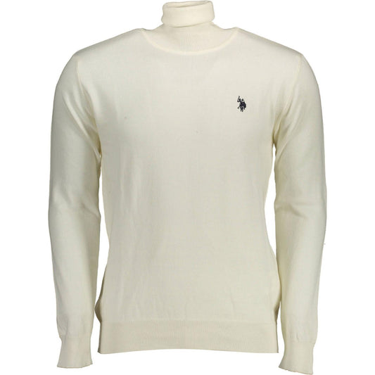 U.S. POLO ASSN. White Cotton Men Sweater U.S. POLO ASSN.