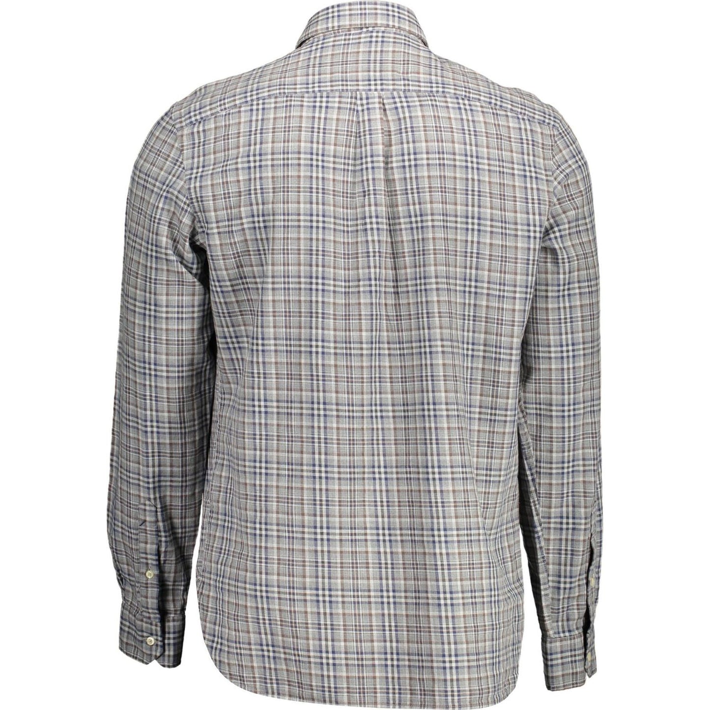 U.S. POLO ASSN. Gray Cotton Men Shirt U.S. POLO ASSN.