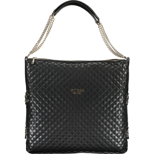 Guess Jeans Black Polyethylene Women Handbag Guess Jeans