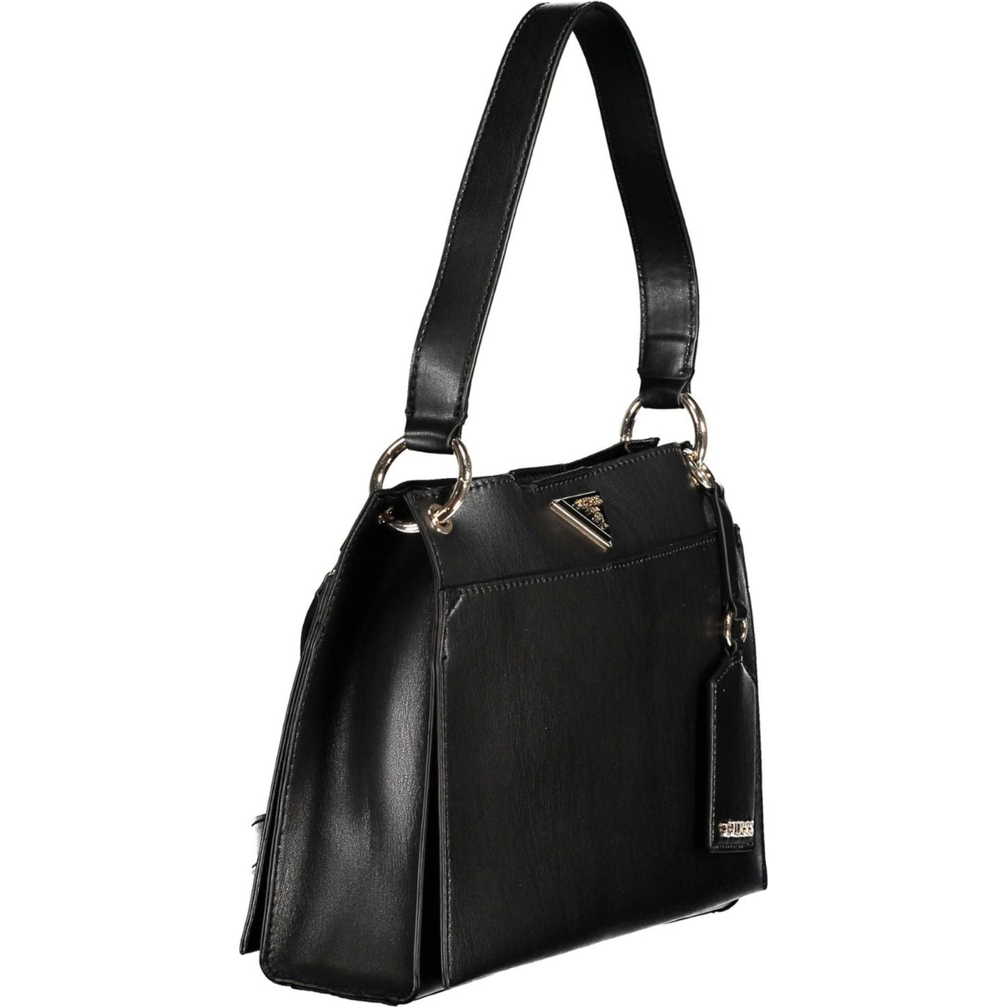 Guess Jeans Black Polyethylene Women Handbag Guess Jeans