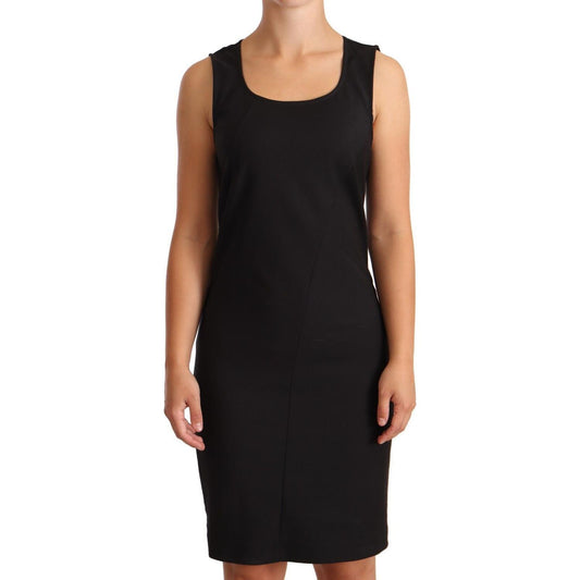 Patrizia Pepe Elegant Sleeveless Sheath Knee Dress Patrizia Pepe