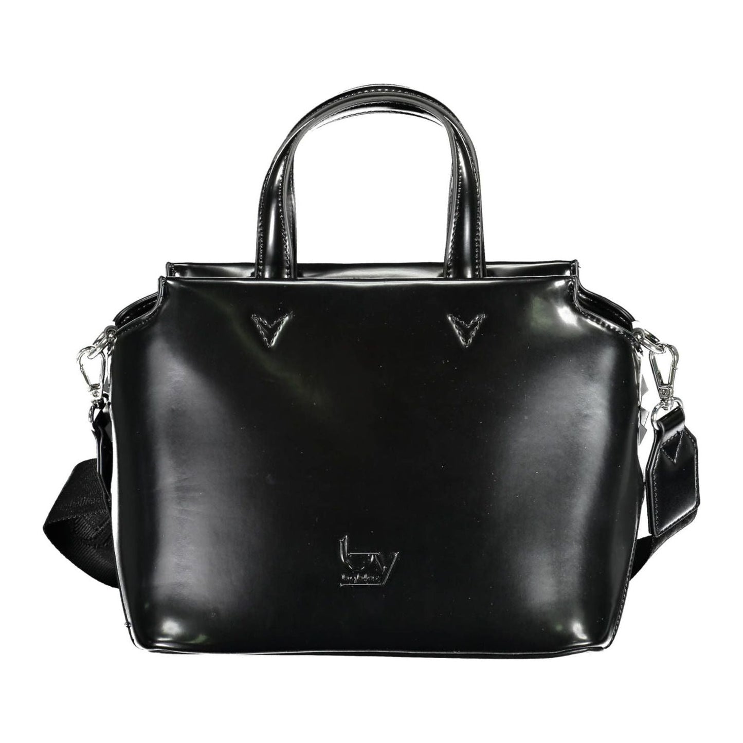 BYBLOS Black Polyethylene Women Handbag BYBLOS