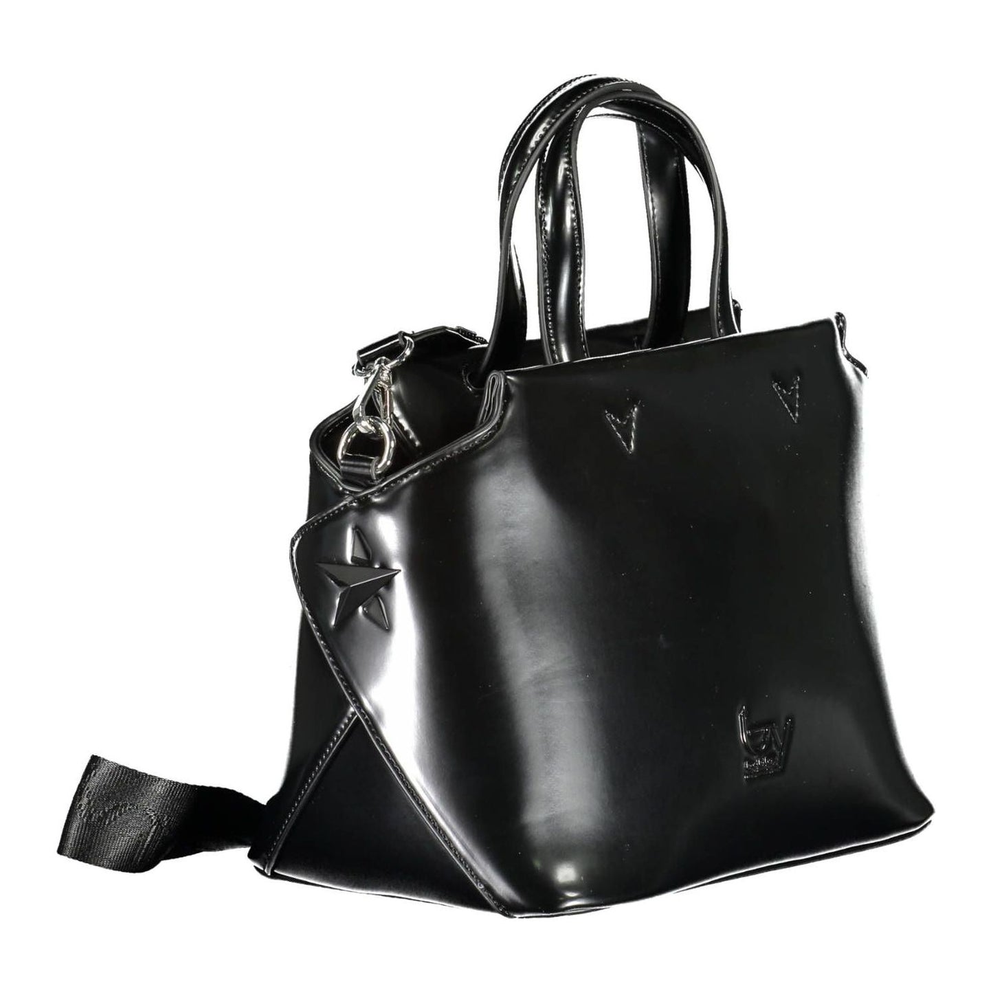 BYBLOS Black Polyethylene Women Handbag BYBLOS