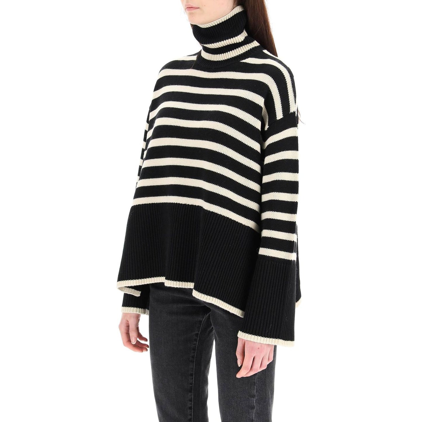 Toteme striped wool cotton turtleneck Knitwear Toteme