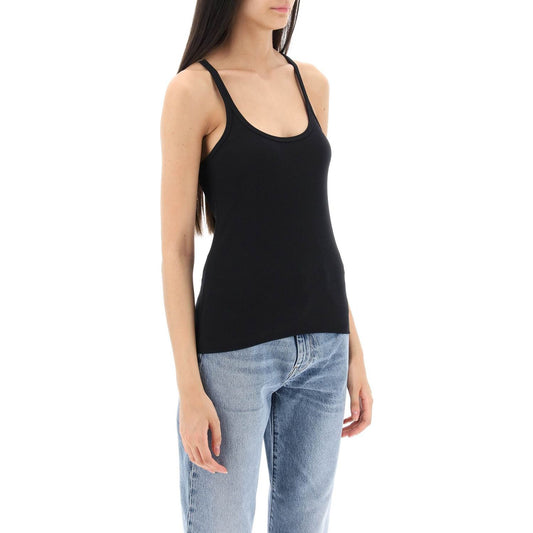 Toteme scoop neck rib tank top Topwear Toteme