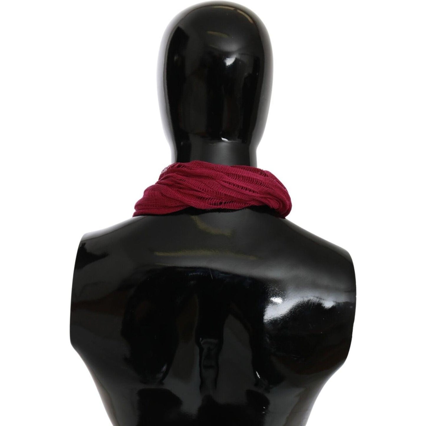 John Galliano Bordeaux Elegance Foulard Shawl Scarf John Galliano