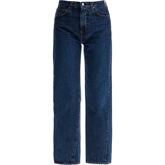 Toteme dark blue organic cotton jeans with twisted seams