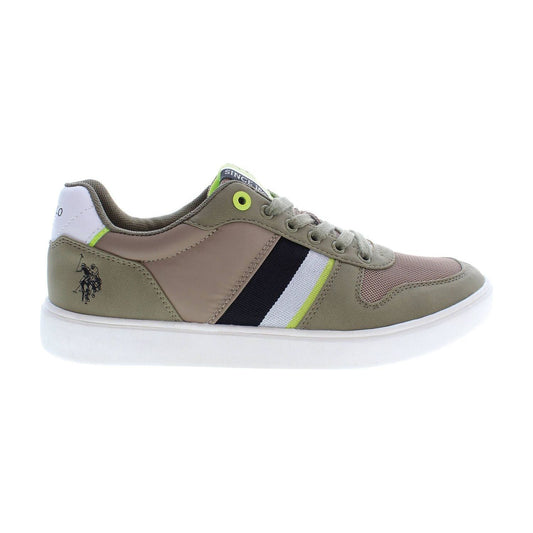 U.S. POLO ASSN. Green Polyester Men Sneaker U.S. POLO ASSN.