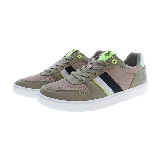 U.S. POLO ASSN. Green Polyester Men Sneaker U.S. POLO ASSN.