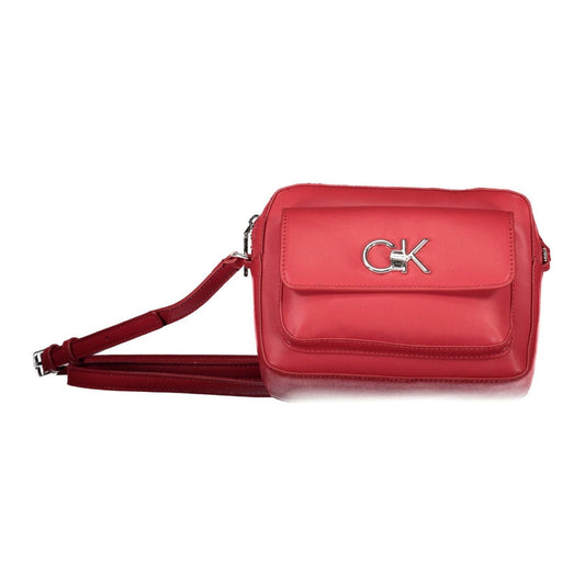 Calvin Klein Red Polyester Women Handbag Calvin Klein