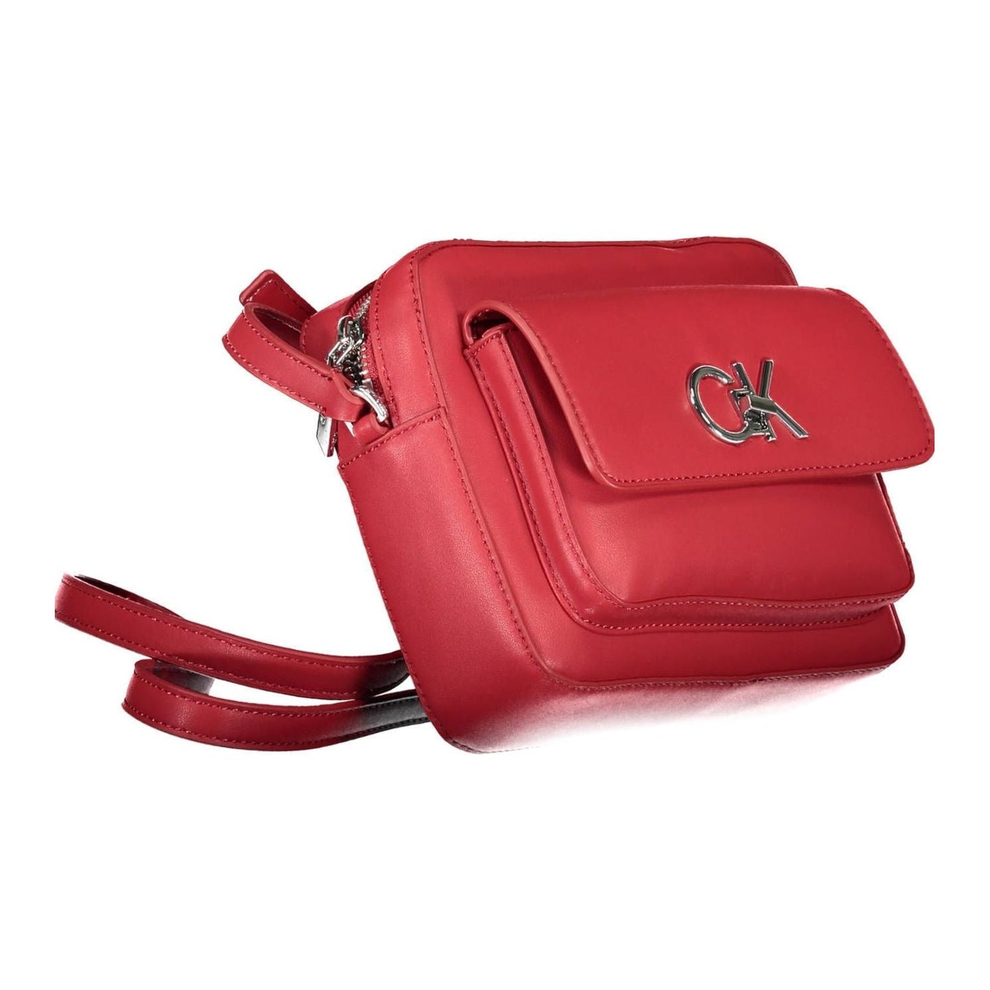 Calvin Klein Red Polyester Women Handbag Calvin Klein