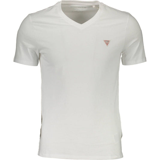 Guess Jeans White Cotton Men TShirt Guess Jeans