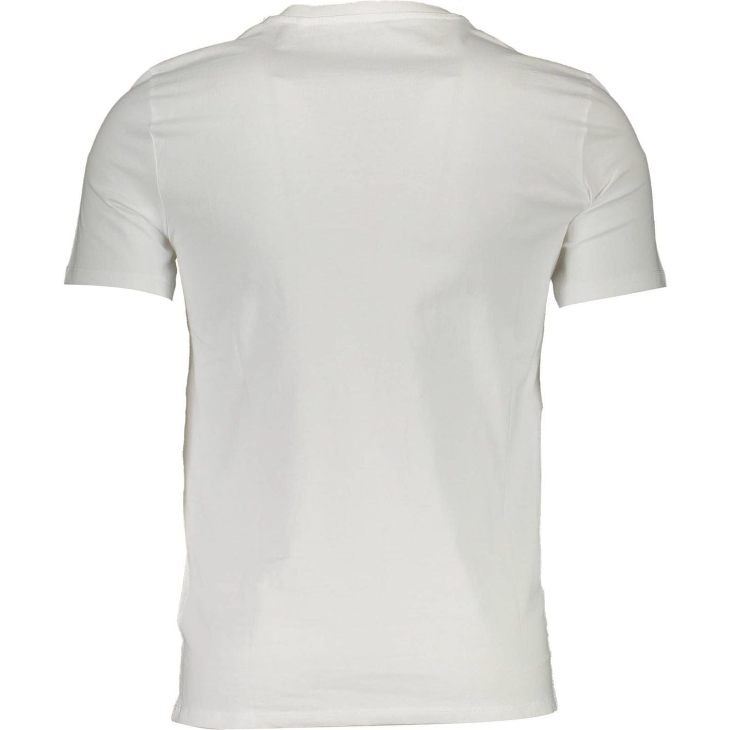 Guess Jeans White Cotton Men TShirt Guess Jeans