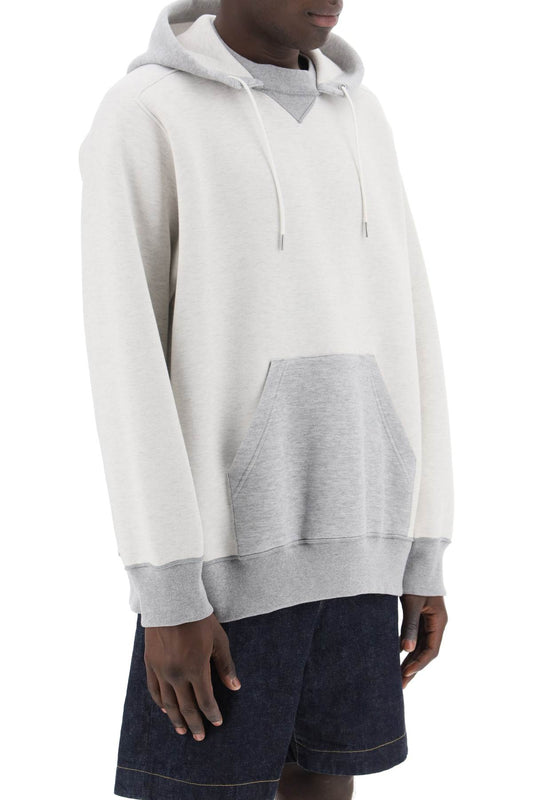 Sacai hooded sweatshirt with reverse Topwear Sacai