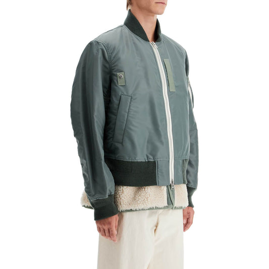 Sacai Sacai layered hybrid bomber jacket Jackets Sacai