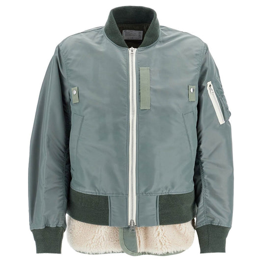 Sacai Sacai layered hybrid bomber jacket Jackets Sacai