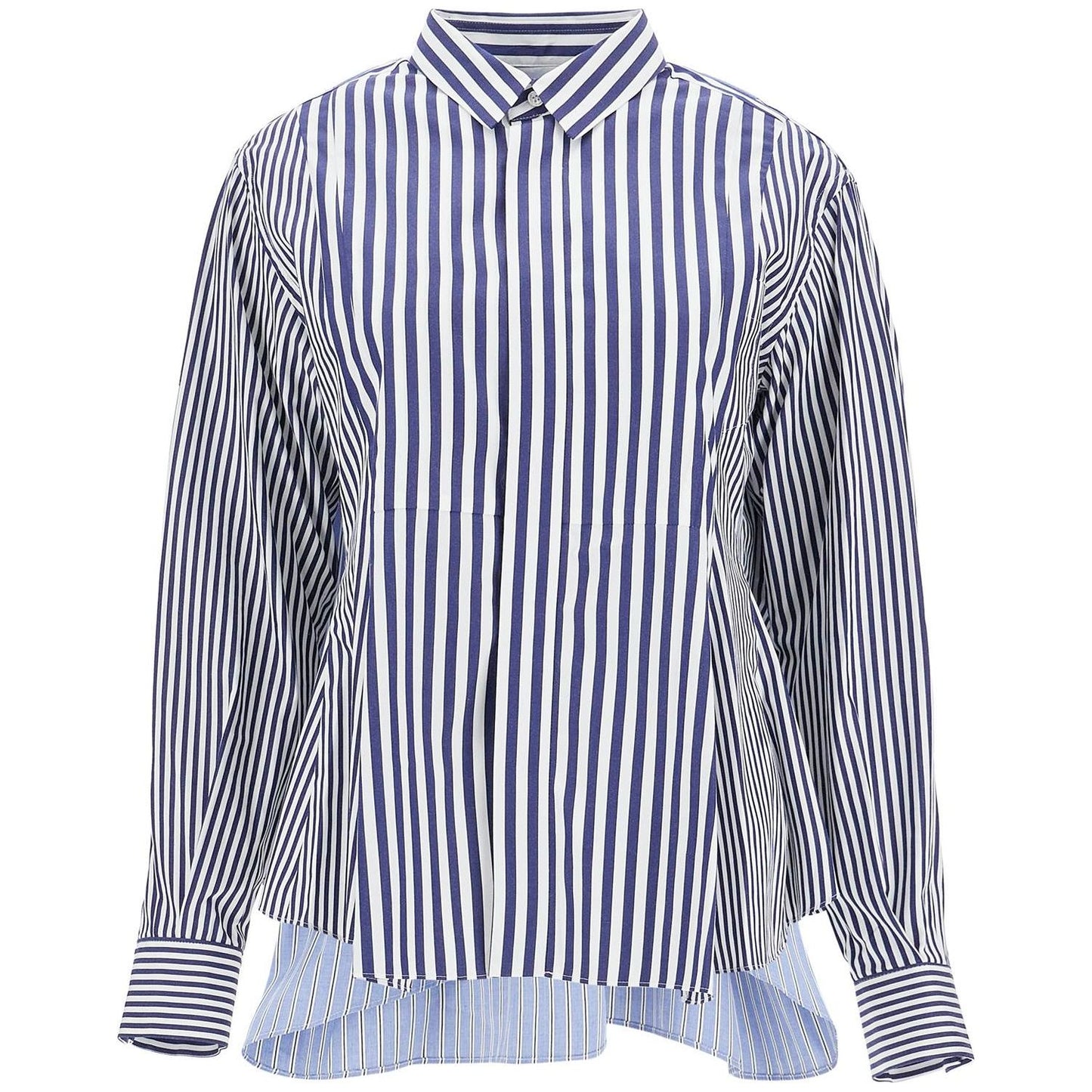 Sacai poplin sticked shirt