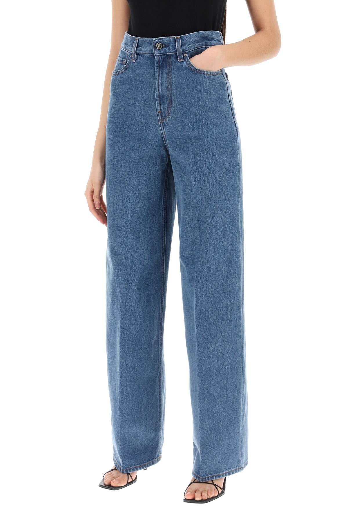 Toteme wide leg jeans in organic cotton Jeans Toteme