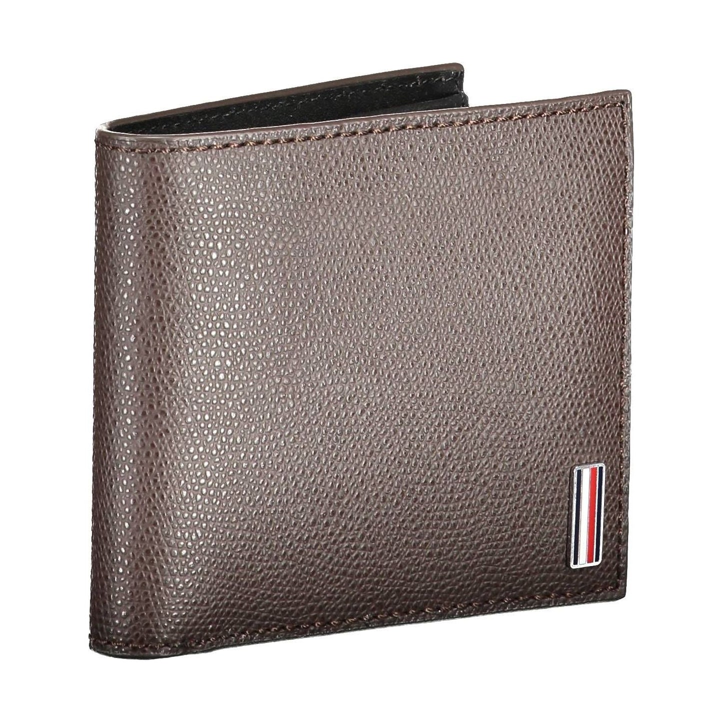 Tommy Hilfiger Brown Leather Men Wallet Tommy Hilfiger