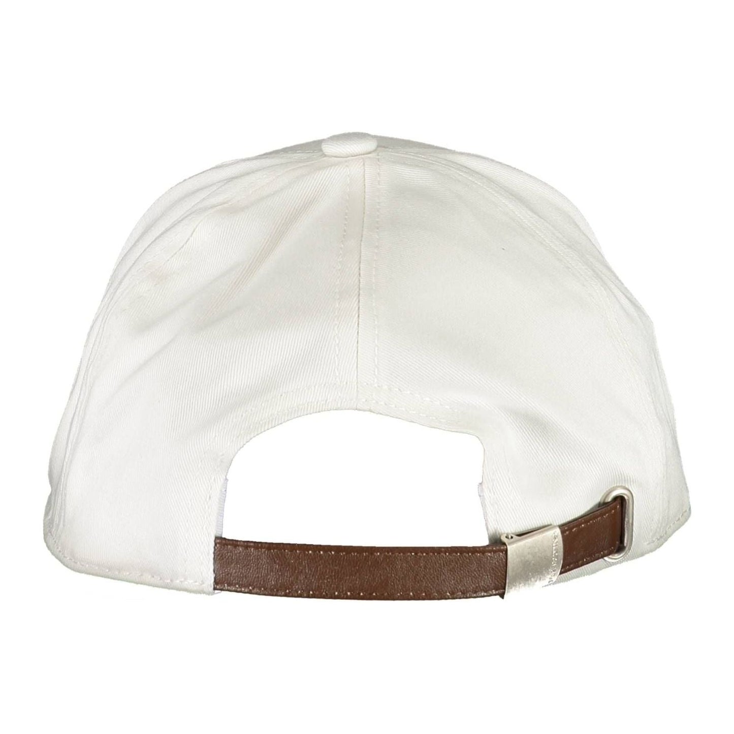 La Martina White Cotton Men Cap La Martina